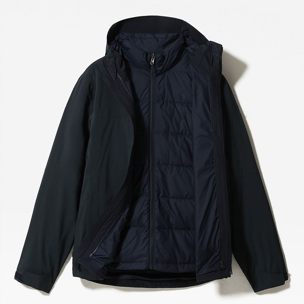 The North Face Insulated Jacket Mens Australia - The North Face Light Futurelight™ Triclimate Navy H